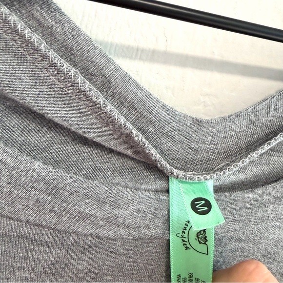 Honeydew Long Sleeve Better Late Than Ugly Sleep Lounge Tee T-Shirt - Picture 6 of 9